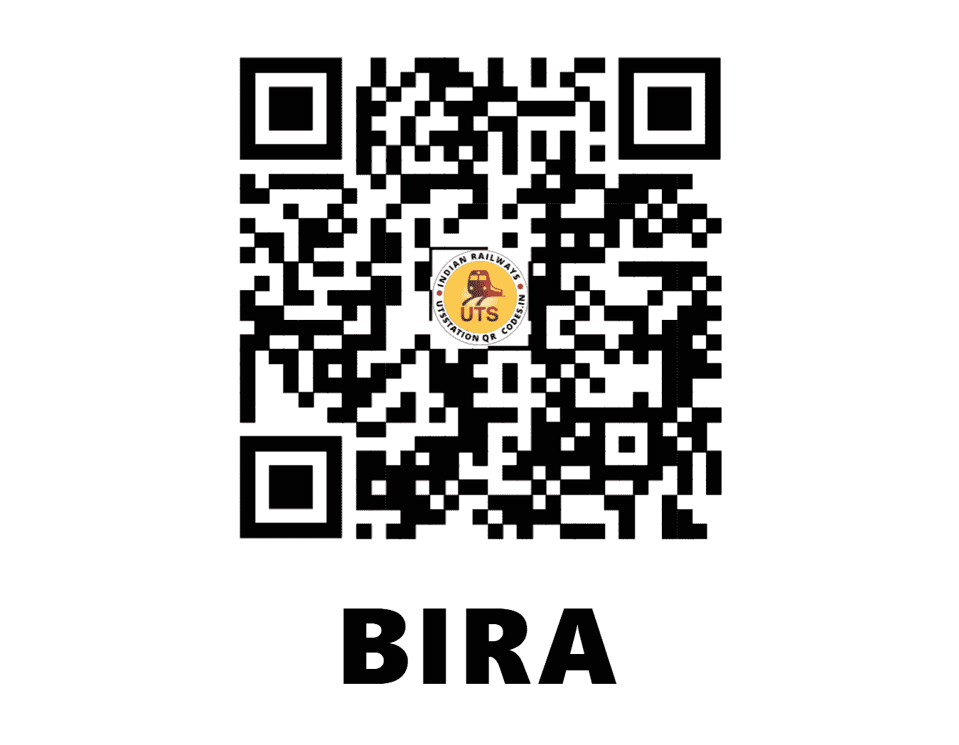 UTS QR Code for BIRA - BIRA - ER (WEST BENGAL)